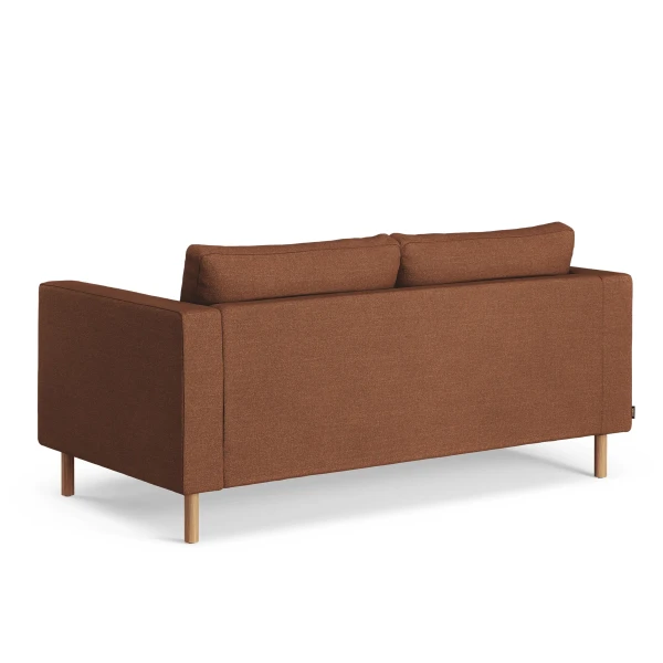 Tyg Sahco Ecriture 0570 Terracotta 3 kuva