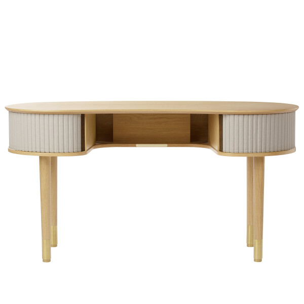 UMAGE Audacious desk white sands oak front kuva