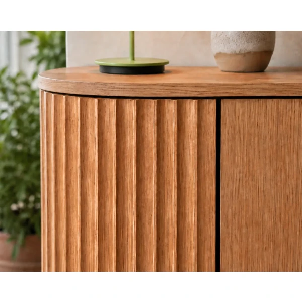 UMAGE Lifestyle Treasure 3 Door Oak Fluted Detail kuva