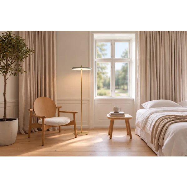 UMAGE Lifestyles Asteria Air Floor Bras Nuance Olive Heiko Lounge Oak Heaven White Paff Oak Long Legs Travertine kuva