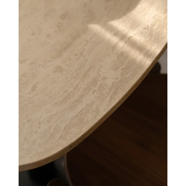 UMAGE lifestyle Gather cafe table travertine 1 kuva