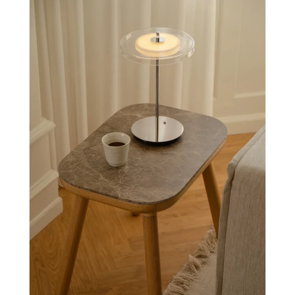 UMAGE lifestyle Paff emperador Asteria Glass Move polished steel kuva