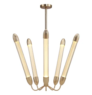 Umage LEMON SQUEEZE taklampa long, plated brass kuva