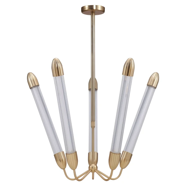 UMAGE packshot 2202 Lemon Squeeze ceiling lamp long penta plated brass 3 image