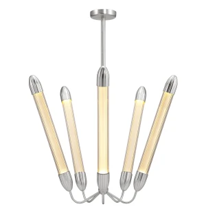 Umage LEMON SQUEEZE taklampa long, polished steel kuva
