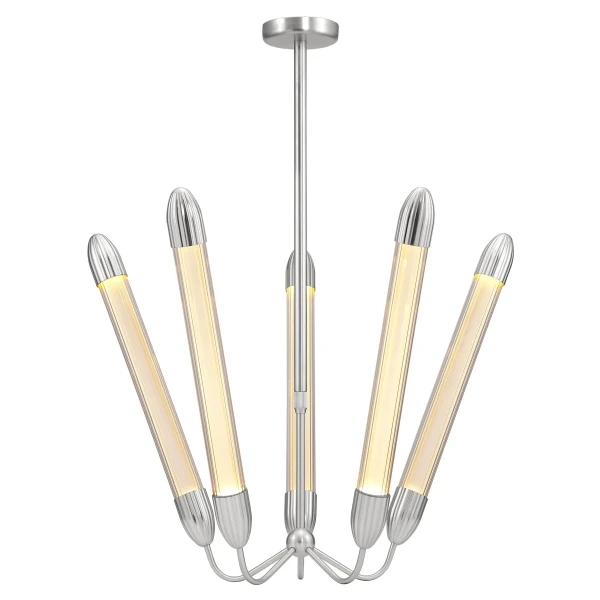 UMAGE packshot 2529 Lemon Squeeze ceiling lamp long penta polished steel 4 image