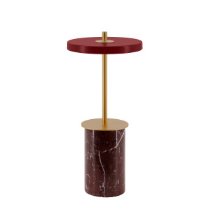 Umage ASTERIA MOVE MINI pöytävalaisin, red marble kuva