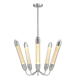 Umage LEMON SQUEEZE taklampa short, polished steel kuva