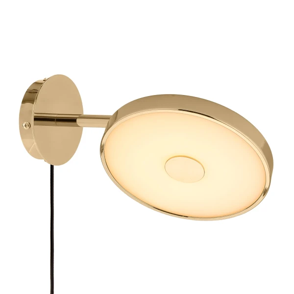 UMAGE packshot 2647 Asteria wall lamp short polished brass 2 kuva