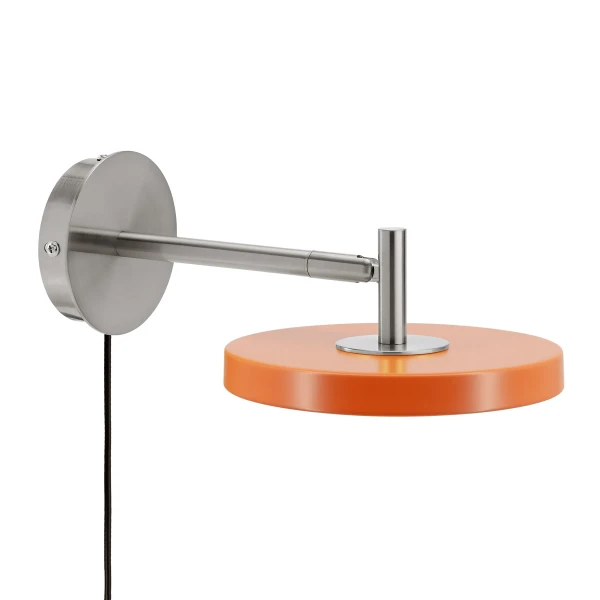 UMAGE packshot 2713 Asteria wall lamp short nuance orange steel kuva