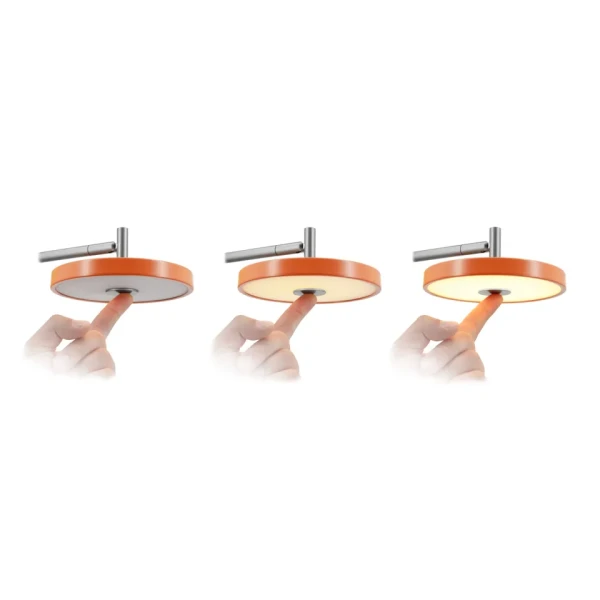 UMAGE packshot 2713 Asteria wall lamp short nuance orange steel light steps kuva
