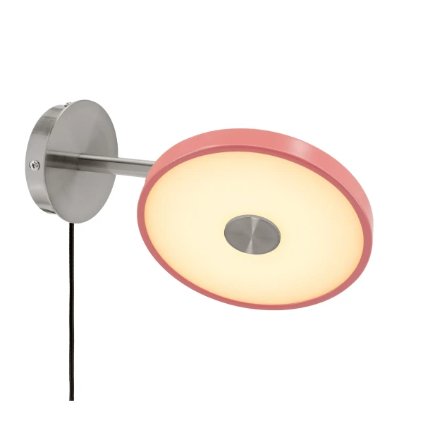 UMAGE packshot 2714 Asteria wall lamp short nuance rose steel 2 kuva