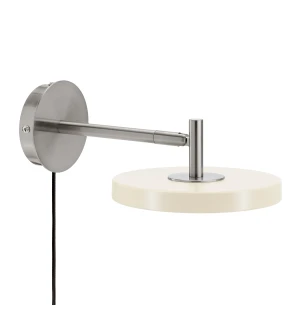 Umage ASTERIA WALL SHORT seinävalaisin, steel/pearl white kuva