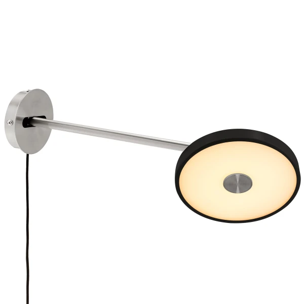 UMAGE packshot 2716 Asteria wall lamp long black steel 2 kuva