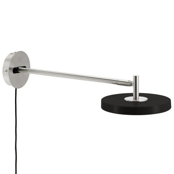 UMAGE packshot 2716 Asteria wall lamp long black steel kuva