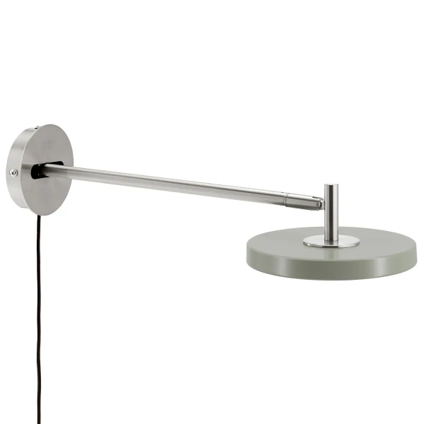 UMAGE packshot 2718 Asteria wall lamp long nuance olive steel kuva