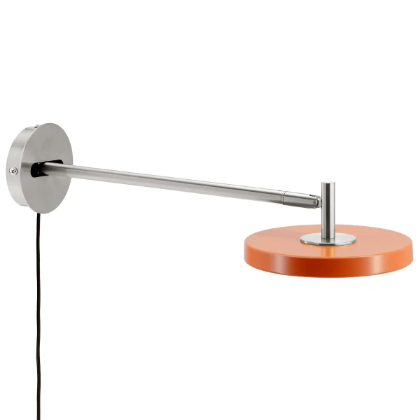 UMAGE packshot 2719 Asteria wall lamp long nuance orange steel kuva
