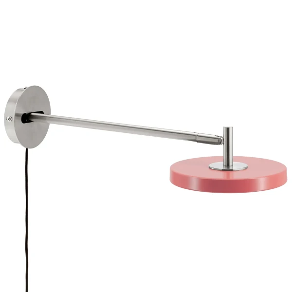 UMAGE packshot 2720 Asteria wall lamp long nuance rose steel kuva