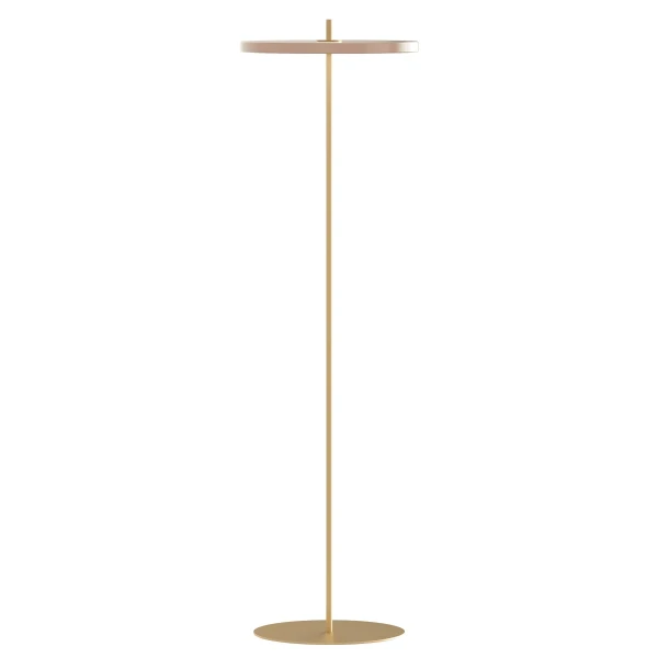 UMAGE packshot 2746 Asteria Air floor lamp brass coffee brown 1 kuva