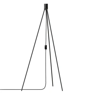 Umage TRIPOD FLOOR lattiavalaisinjalka, musta kuva