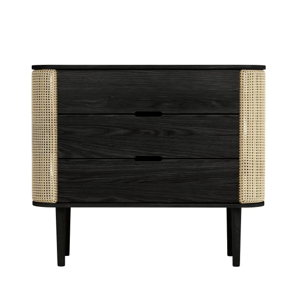 UMAGE packshot 5126C5126 3 Treasures dresser black oak venetian cane kuva