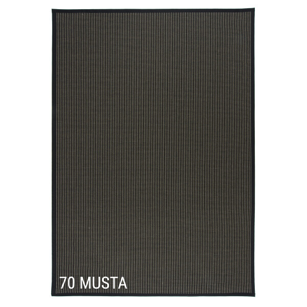 VM Carpet Lyyra musta 70 kuva