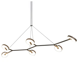 Valaisin Grönlund ARM 6 riippuvalaisin, musta kuva