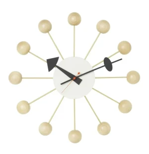 Vitra BALL CLOCK seinäkello, pyökki kuva