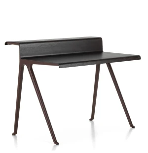 Vitra COURIER skrivbord, mörklackad ek/dark bordeaux image