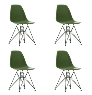Vitra EAMES DSR RE tuoli 4 kpl, forest/dark green kuva