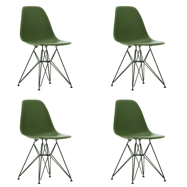 Vitra Eames DSR Colours forest dark green 4kpl kuva