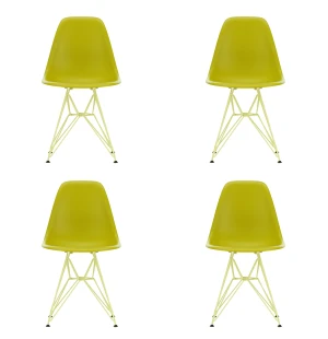 Vitra EAMES DSR RE tuoli 4 kpl, mustard/citron kuva