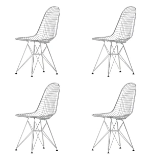 Vitra WIRE CHAIR DKR 4 kpl, kromi kuva