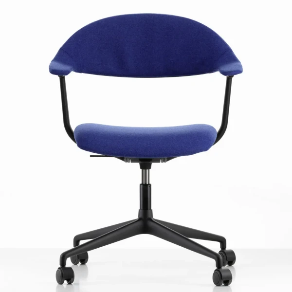 Vitra MYNT chair 4 wheel Cosy 2 Electric Blue Deep Black front kuva