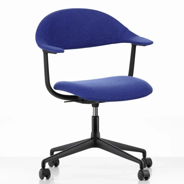 Vitra MYNT chair 4 wheel Cosy 2 Electric Blue Deep Black kuva