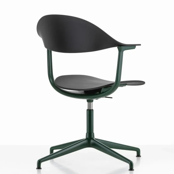 Vitra Mynt Chair 4 basic dark RE bottle green back kuva
