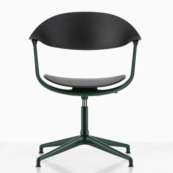 Vitra Mynt Chair 4 basic dark RE bottle green front seat kuva