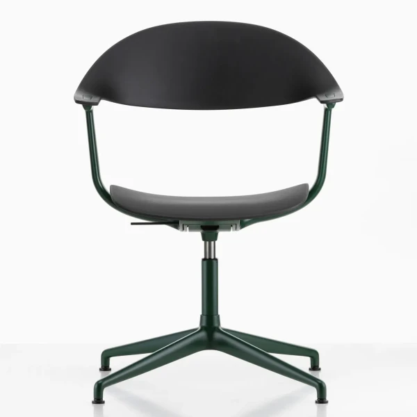 Vitra Mynt Chair 4 basic dark RE bottle green front kuva