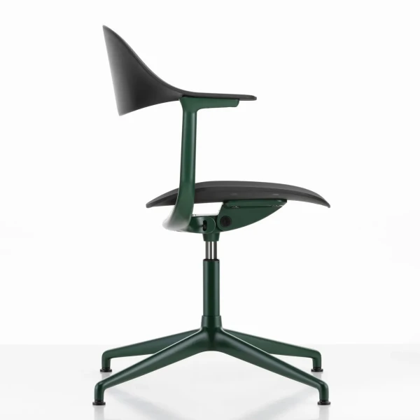 Vitra Mynt Chair 4 basic dark RE bottle green side kuva