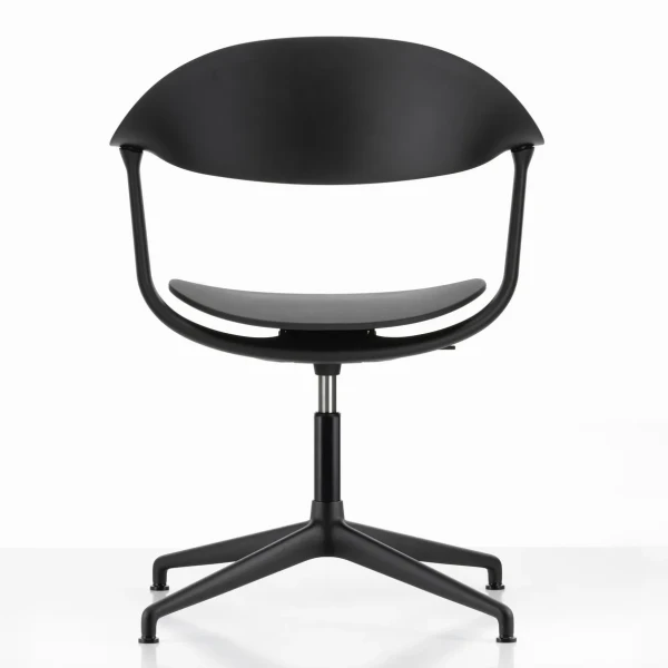 Vitra Mynt Chair 4 basic dark RE deep black front seat image