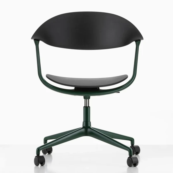 Vitra Mynt Chair basic dark RE bottle green front kuva