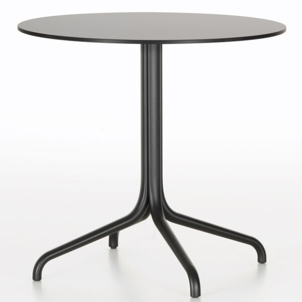 Vitra 3715644 Belleville Table Bistro Black Angle image