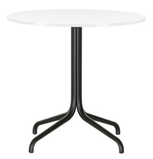 Vitra BELLEVILLE ROUND bord, vit/svart image