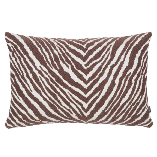 Zebra Cushion Cover 40x60cm brown cut out master kuva