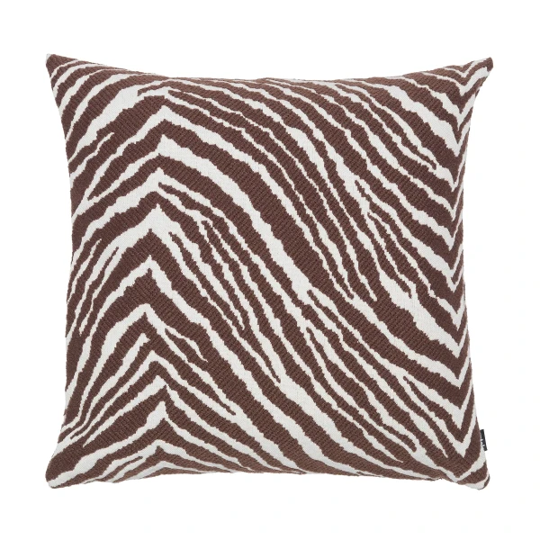 Zebra Cushion Cover 50x50cm brown cut out master kuva