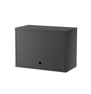 String SYSTEM kaappi nosto-ovella 58x30, tummanharmaa kuva