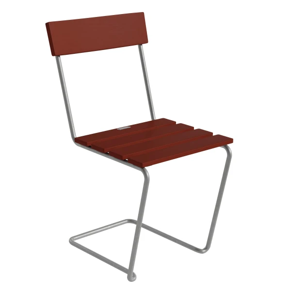 chair 1 dark red oak hot galvanized kuva