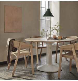 Muuto MIDST bord Ø120, oljad ek/grå image