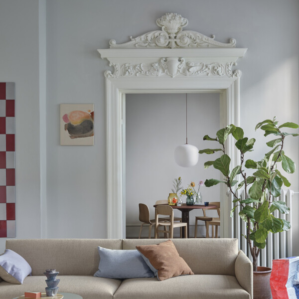 muuto rime lamp deep red rime image