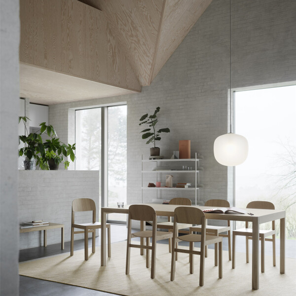 muuto rime pendant grey 45 lifestyle image
